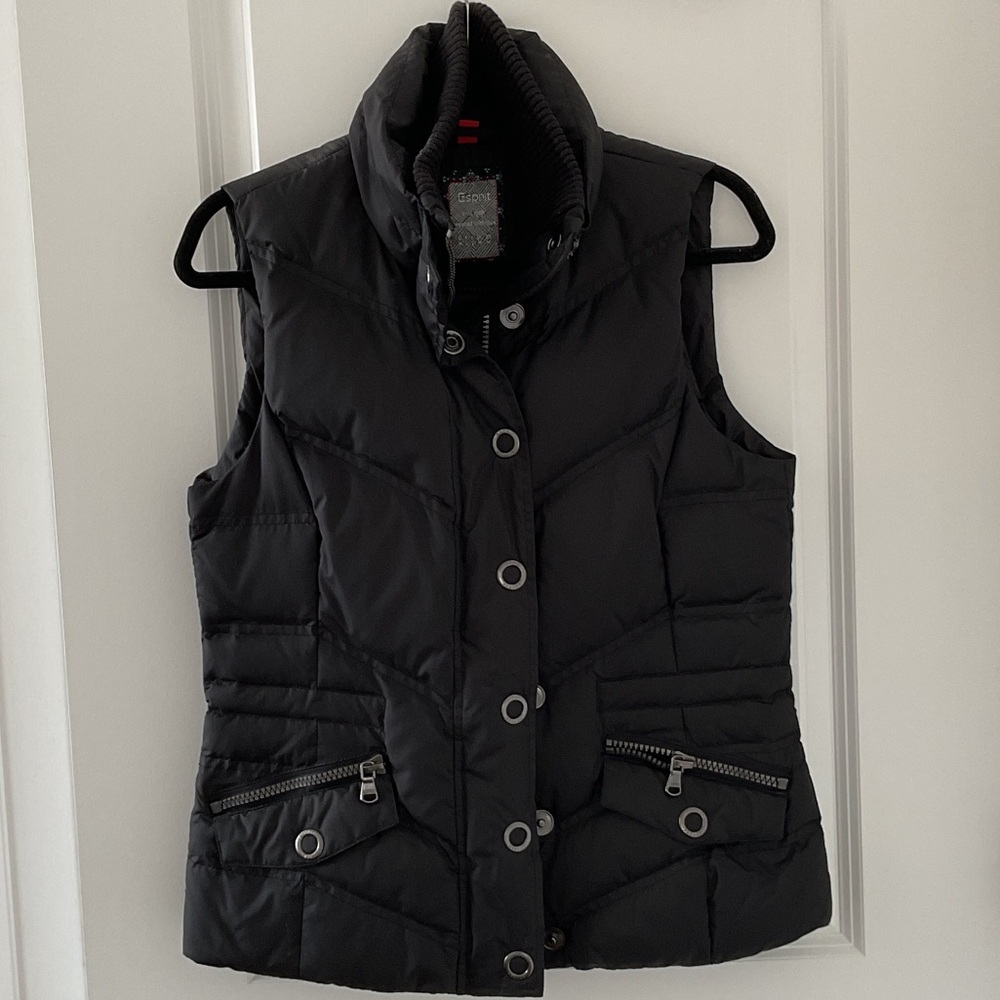 Esprit Black Quilted Vest
